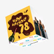 Happy 78th Birthday Confetti-exploding Greetings Card