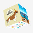 Springer Spaniel Happy Birthday Confetti-exploding Greetings Card