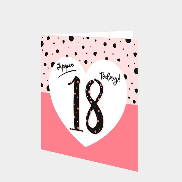 Yippee 18 Today! Birthday Card