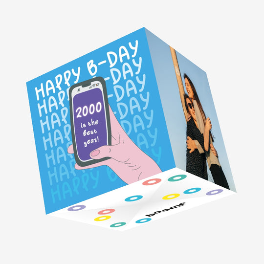 2000 Is The Best Year Birthday Confetti-exploding Greetings Card