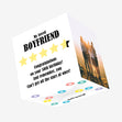 Top Rated Boyfriend Happy 50th Birthday Confetti-exploding Greetings Card