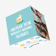 Algebra Birthday Confetti-exploding Greetings Card