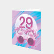 Happy 29th Birthday Cupcake Glasses Card