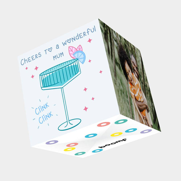 Clink Clink Bomb 3D Cube Card