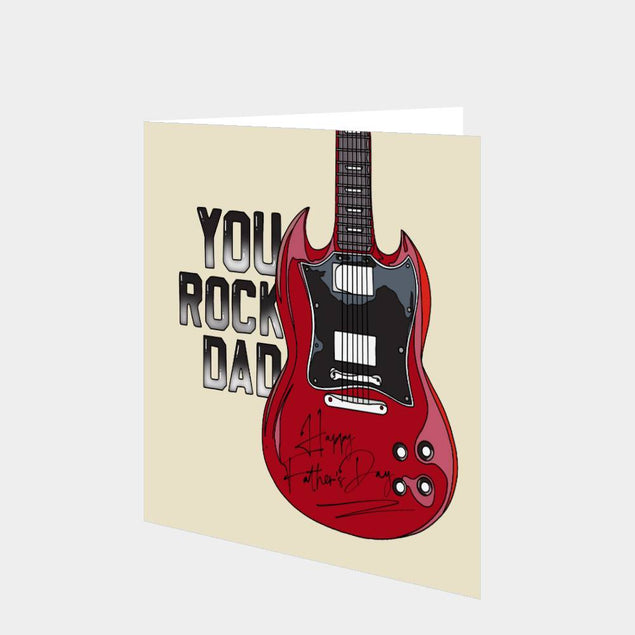 You Rock Dad Card