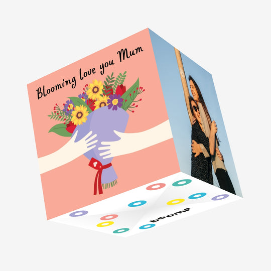 Blooming Love You Mum Confetti-exploding Greetings Card