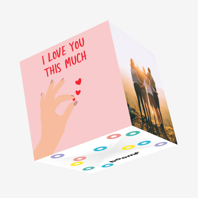 I Love You This Much Confetti-exploding Greetings Card