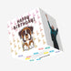 Cute Boxer Dog Happy Birthday Confetti-exploding Greetings Card