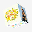 Daffodils Floral Wreath Happy Mother's Day Confetti-exploding Greetings Card