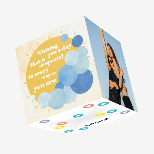 Sun Wishing You A Special Day Confetti-exploding Greetings Card