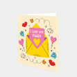 I Love You Daddy Envelope Card