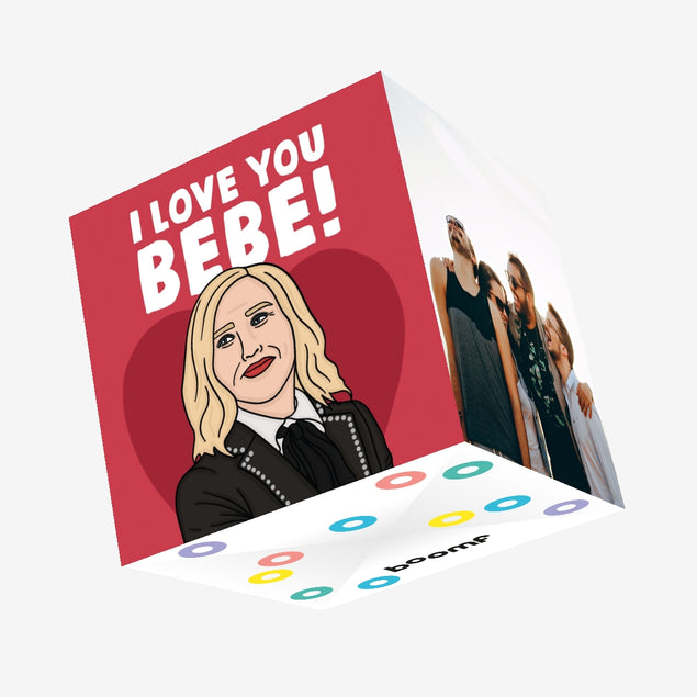 I Love You Bebe Confetti-exploding Greetings Card