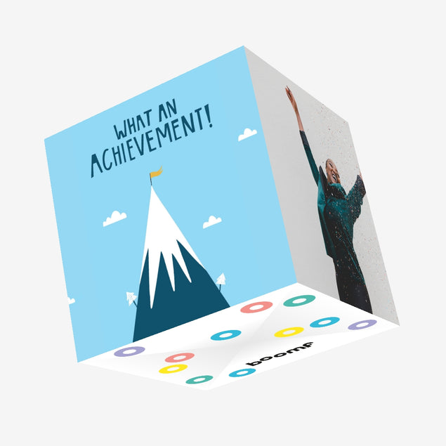 Mountain Confetti-exploding Greetings Card