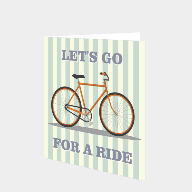 Let's Go For A Ride Card