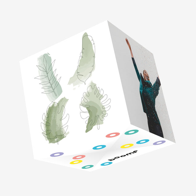 Leaf Confetti-exploding Greetings Card