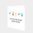 Too Many Cocktails Card