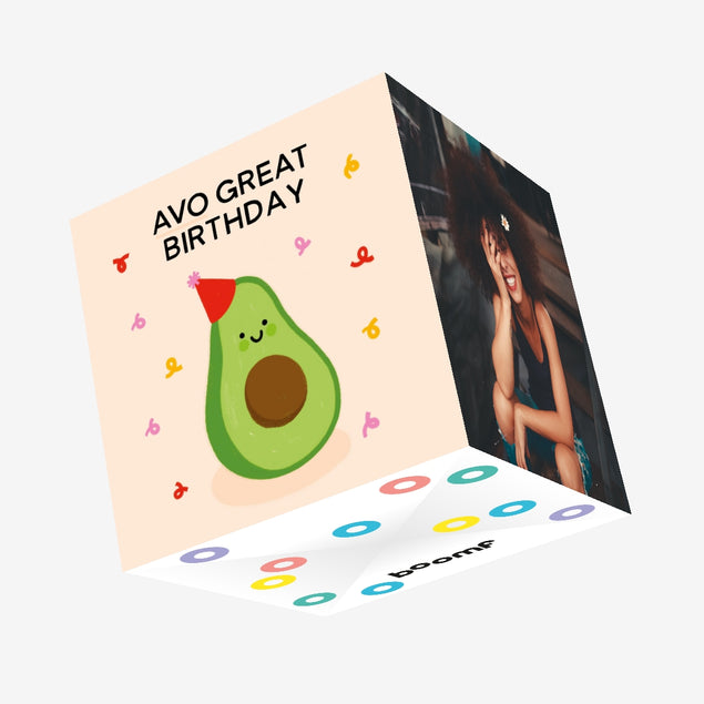Avo Great Birthday Confetti-exploding Greetings Card