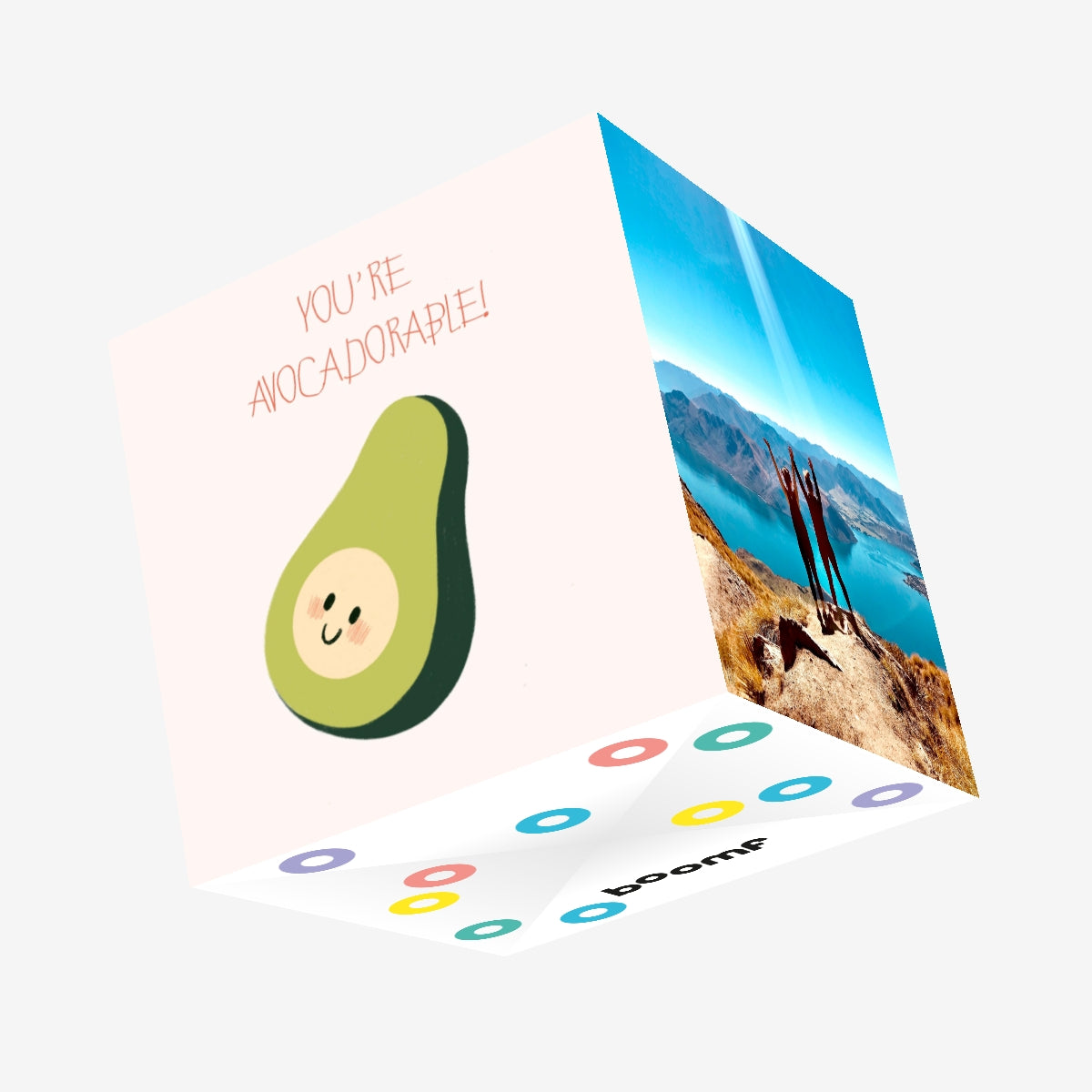You're Avocadorable Cute Baby Avocado Confetti-exploding Greetings Car ...