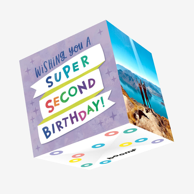 Super Second Confetti-exploding Greetings Card