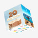 20th Happy Birthday Cake Confetti-exploding Greetings Card