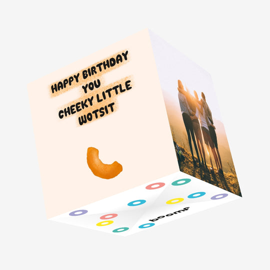 Cheeky Wotsit Birthday Confetti-exploding Greetings Card