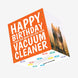 Vacuum Cleaner Confetti Birthday Confetti-exploding Greetings Card
