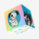 Cute Dalmatian Dog Happy Birthday Confetti-exploding Greetings Card