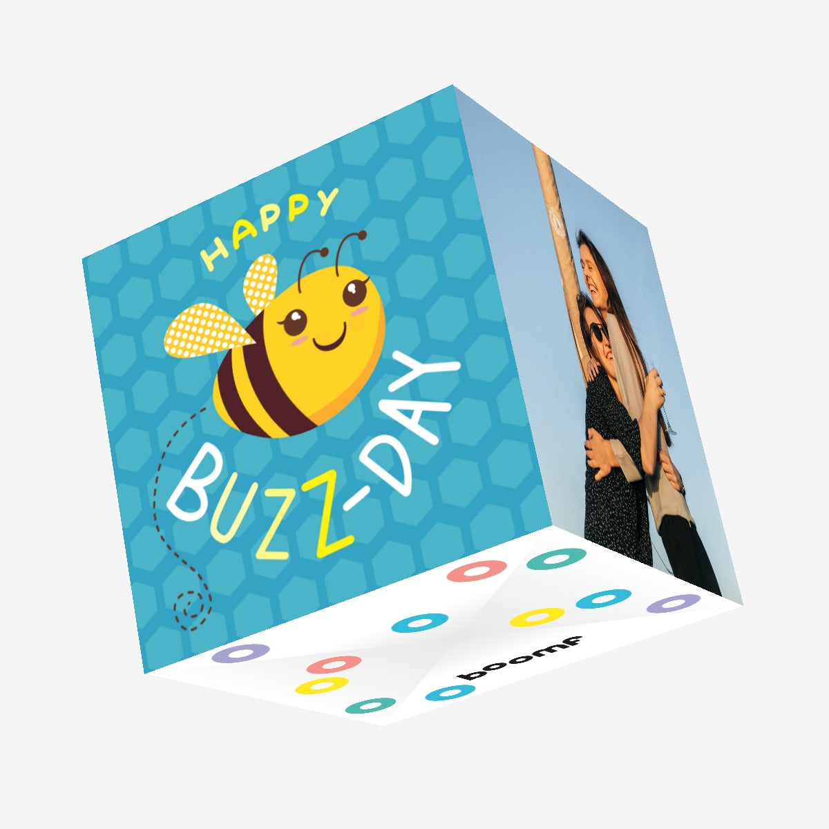 Buzz Day Happy Buzz-Day Bee Confetti-exploding Greetings Card – Boomf