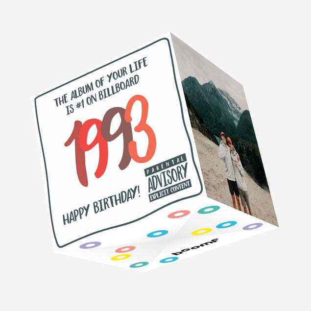 The Album Of your Life 1993 Birthday Confetti-exploding Greetings Card