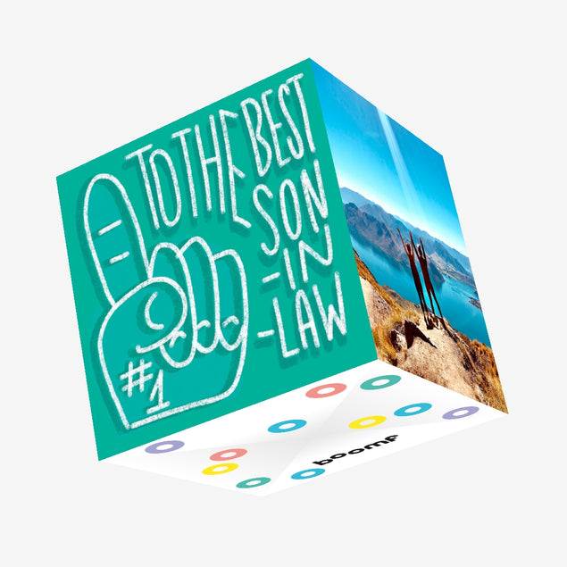 To The Best Son In Law Confetti-exploding Greetings Card