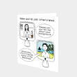 New World Job Interview Card