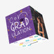 Purple Congradulation Confetti-exploding Greetings Card