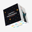 Happy Hanukkah Confetti-exploding Greetings Card