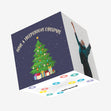 Have A Treemendous Christmas Confetti-exploding Greetings Card