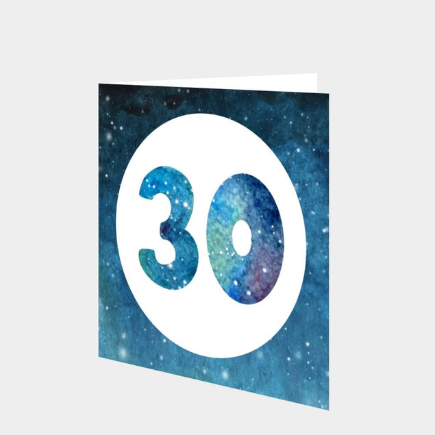 30th Birthday Card