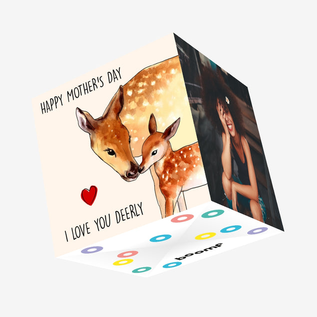 I Love You Deerly Confetti-exploding Greetings Card