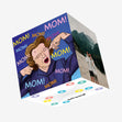 Annoyed Auntie Mom Mom Mom Confetti-exploding Greetings Card