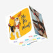 Ho Ho Woof Cute Beagle Confetti-exploding Greetings Card