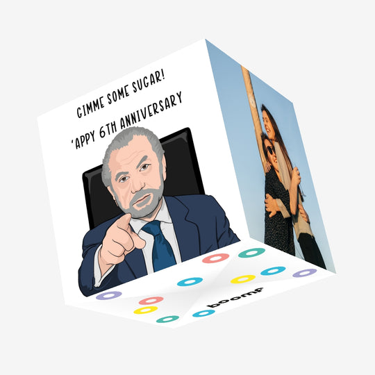 Sugar Anniversary Confetti-exploding Greetings Card