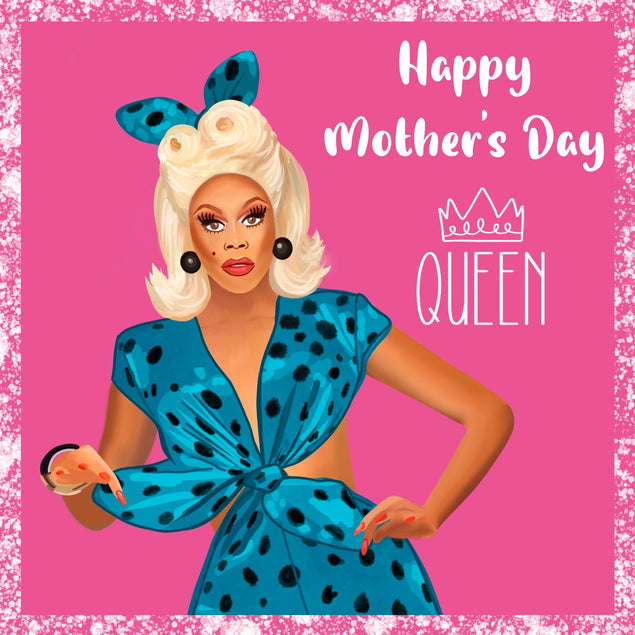 Happy Mother's Day Queen Bomb 3D Cube Card