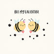 Bee My Valentine Card