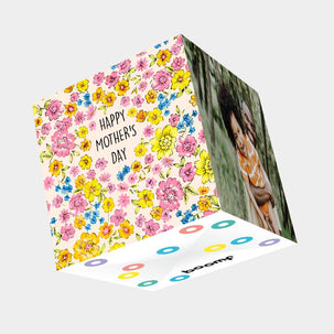 Happy Mother's Day Bomb 3D Cube Card