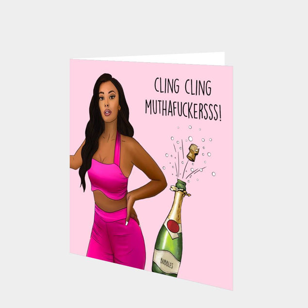 Maya Jama Birthday Card