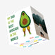 Dad Best Avocado In The World Confetti-exploding Greetings Card
