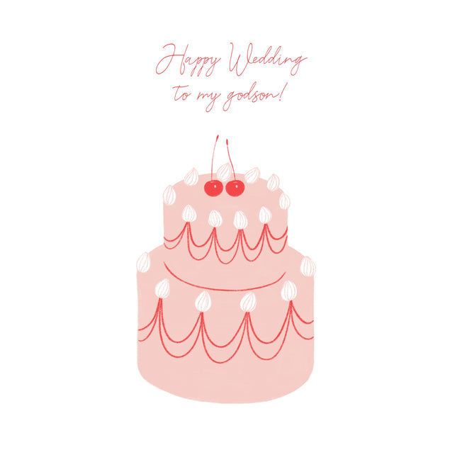 Cherry Cake Happy Birthday To My Godson