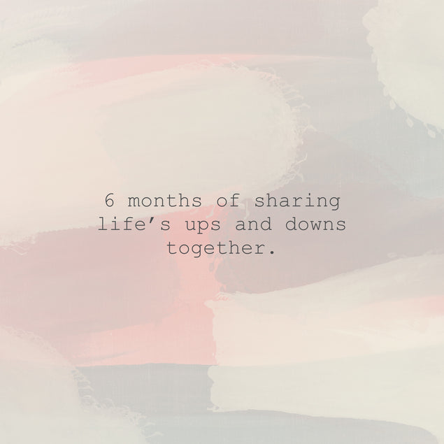 Pastel Pink Background Cute Happy Anniversary Gift Card