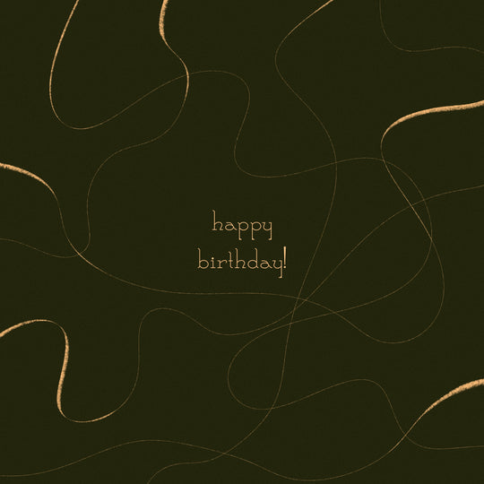 Green Background Happy Birthday