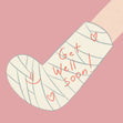 Get Well Soon Pink Background