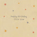 Happy Birthday Little Star Card