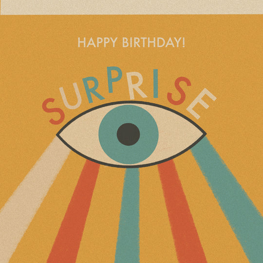 Happy Birthday Surprise Rainbow Eye